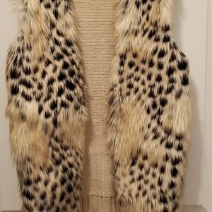 animal print vest